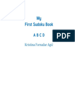 My First Sudoku Book ABCD by Kristina Fornažar Agić