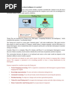 How Is Turing Test Used To Evaluate Intelligence of A Machine?