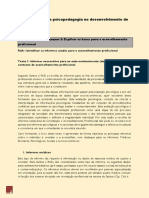 Texto Sobre Informes para Aconselhamento Profissional