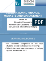 Lecture 12 - Financial Derivatives and Interest Rate Hedging