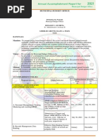 Mbo 2021 Accomplishment Report