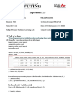 Machine Learning Lab: Artificial Neural Network Churn Modelling