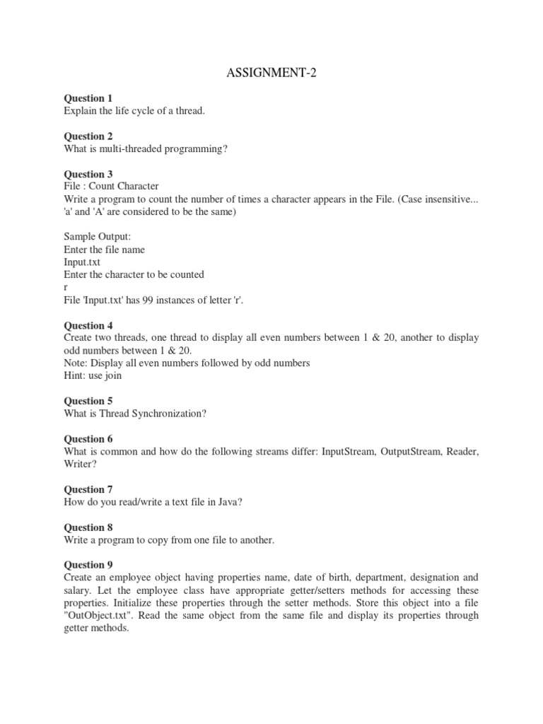 Java practice questions download free pdf class computer