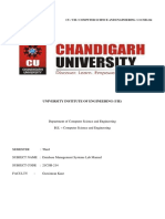 Database Management Systems Lab Manual