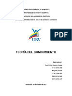 Teoria Del Conocimiento