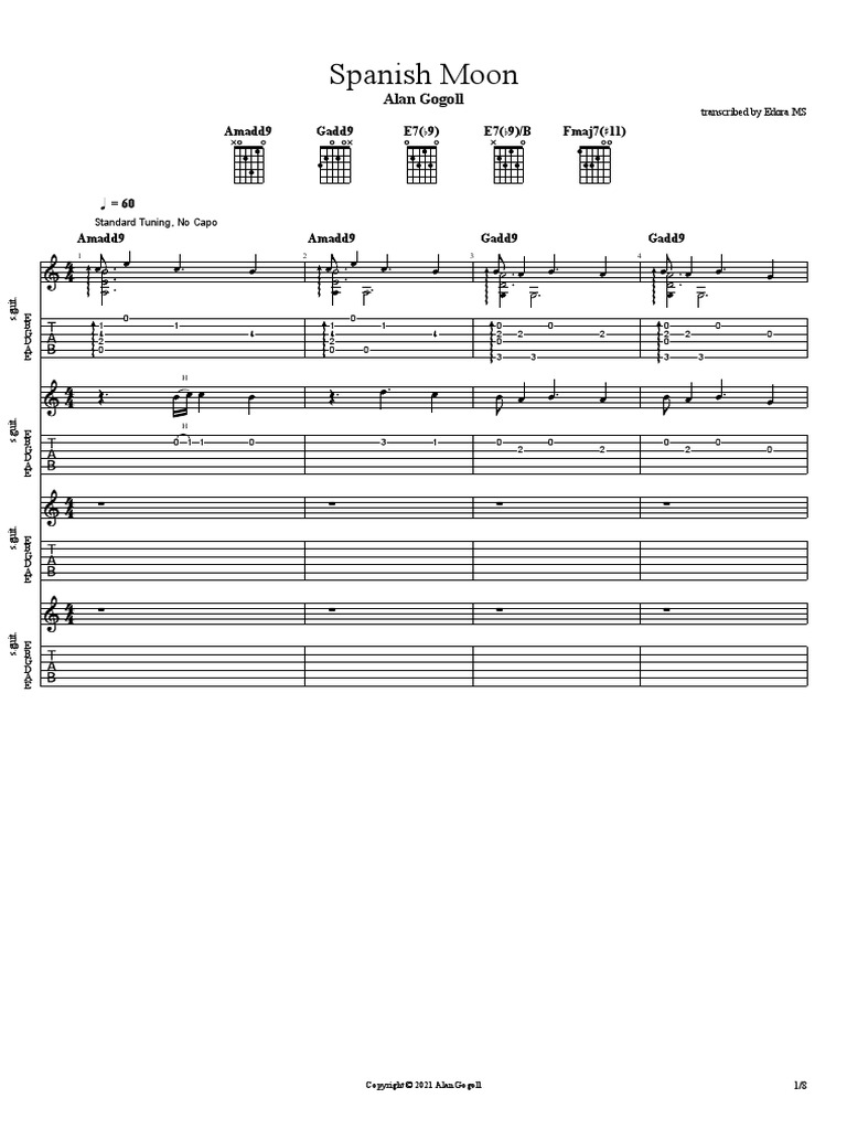 Alan Gogoll Spanish Moon PDF