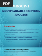 Group-1: Multivariable Control Process