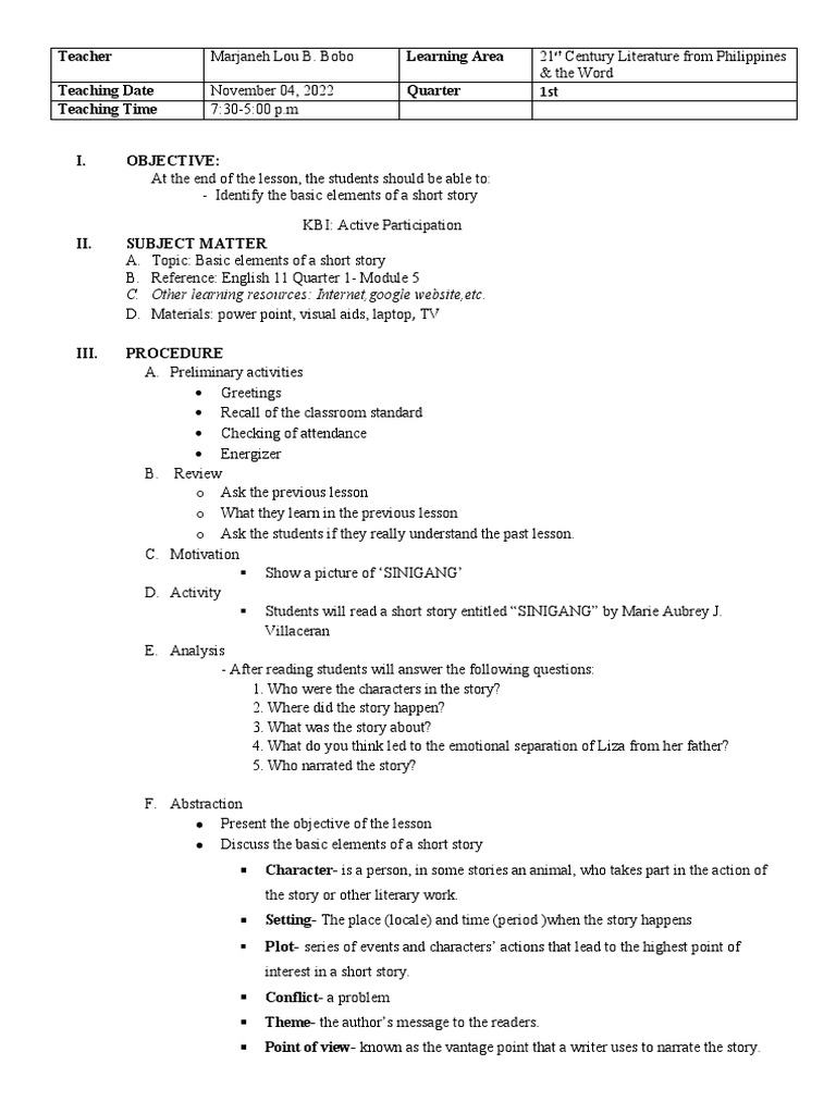 21st Century Lesson Plan - 085244 | PDF | Teachers | Communication
