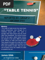 Group 2 Final PPT Table Tennis