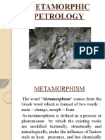 Metamorphic Petrology