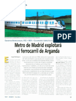 Metro de Madrid Explorarar El Tren A Arganda