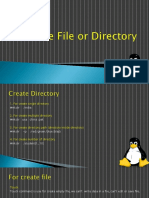 Create Directory