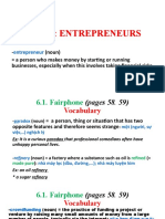 Unit 6-Entrepreneurs