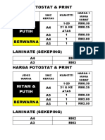 Harga Fotostat