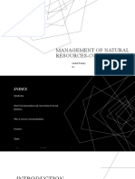 Management of Natural Resources-Coal & Petroleum