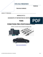 M12 TD 5 F.alimentation Pre-Post Chauffage