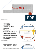 Intro C++