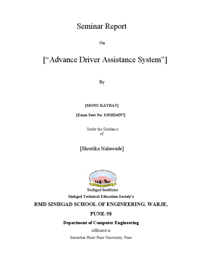 Seminar Report PDF Artificial Intelligence Intelligence (AI