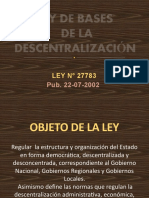 Tema 6, Ley de Bases de La Descentralizacion