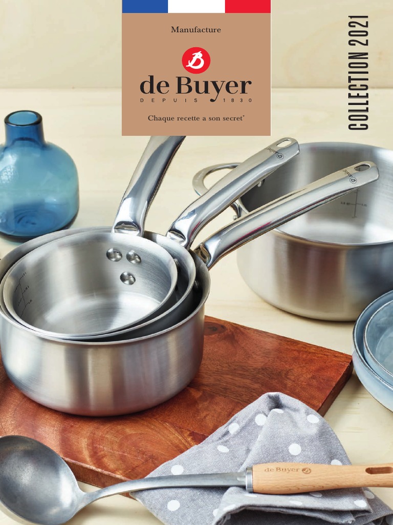 DE BUYER 6206.14 steelpan, koper, bruin, 14 cm