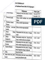 Jadwal Kegiatan Keagamaan