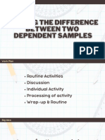 U2W8 - Testing Difference Between Two Dependent Means