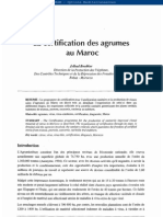 Certification Des Agrumes Au Maroc