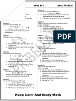 Serie 1 2bac PC 2022.