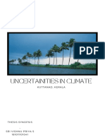 Uncertainities in Climatic Change