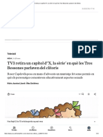 TV3 Retira Un Capítol D''X, La Sèrie' en Què Les Tres Bessones Parlaven Del Clítoris