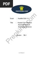 Prepking SU0-111 Exam Questions