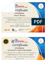 Certificate: Kunal Baniya