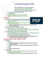 Physical and Chemical Properties of DNA