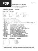 ECZ MARKING KEYS English