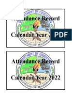 Attendance Record Label