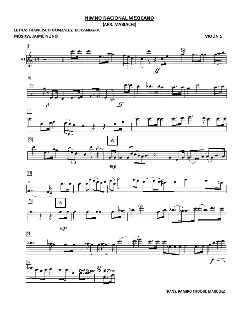 Himno Nacional Mexicano Pdf Himnos Pueblo Latinoamericano