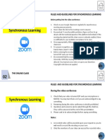 Guidelines During Zoom Meetings