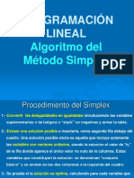 Pasos Método Simplex