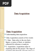 Data Acquisition