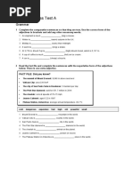 Unit 4 Progress Test A