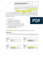 Acta de Prueba de Esfuerzo en El Centro de Computo