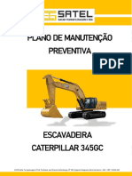 Plano de Manutenção Preventiva - Caterpillar 345GC