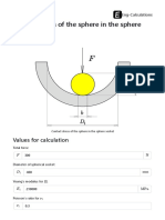 Contact Stress of The Sphere in The Sphere Socket