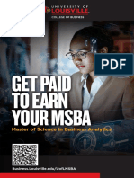 Earn Your MSBA and Get Paid to Learn