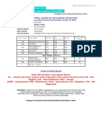 Secondary School Examination (Class X) 2022