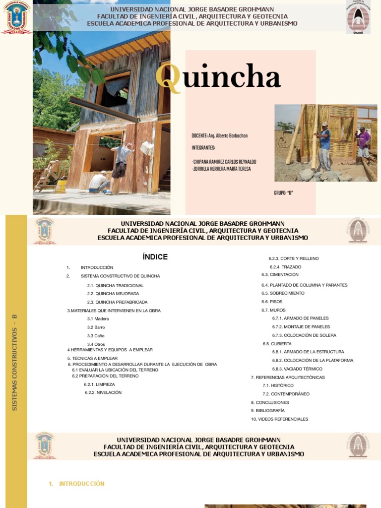 Sistema Constructivo de Quincha | PDF