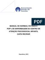 Manual de Normas, Rotinas e POP - S de Enfermaem Do CAPSi RECRIAR (09.12) .19