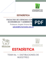 Estadística inferencial para estimación de parámetros poblacionales