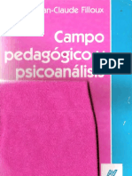 FILLOUX. Campo-Pedagogico y Psicoanalisis. DESEOS Y TRANSFERENCIA