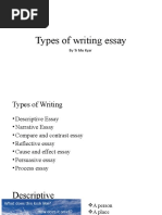 Types of Writing Essay